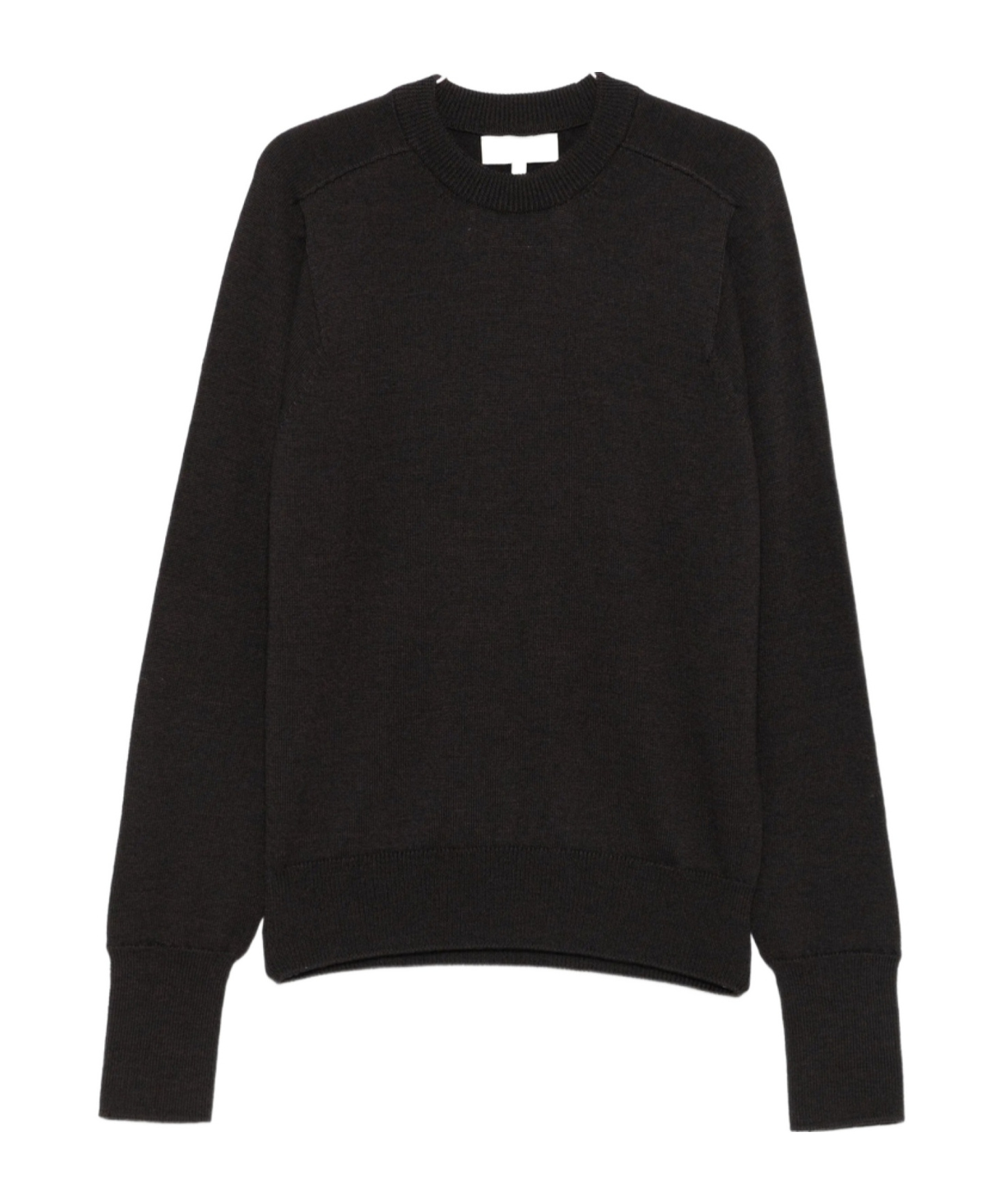 Studio Nicholson Round-neck Wool Sweater In Black