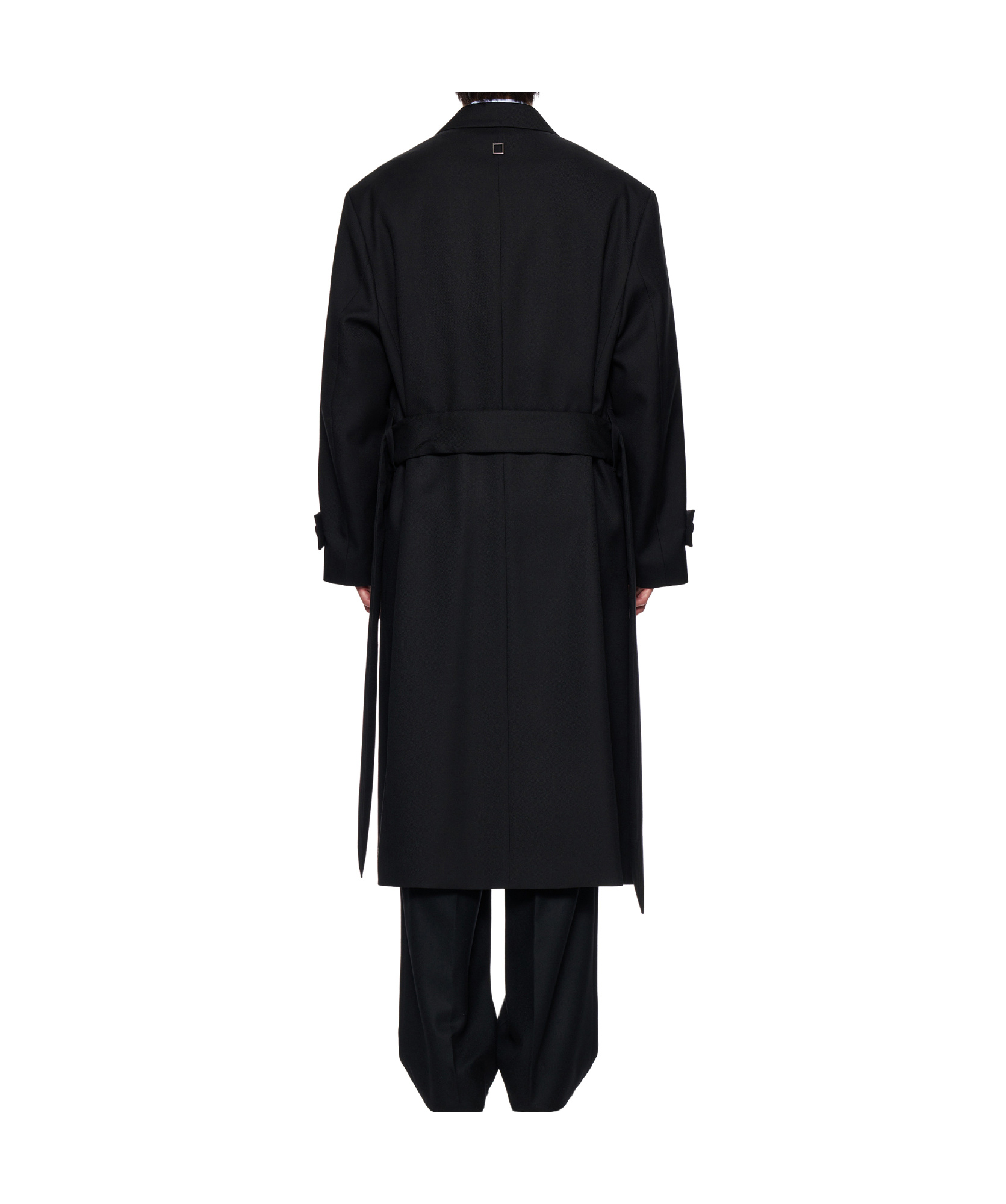 Wooyoungmi Single-breasted Wool Coat In Black
