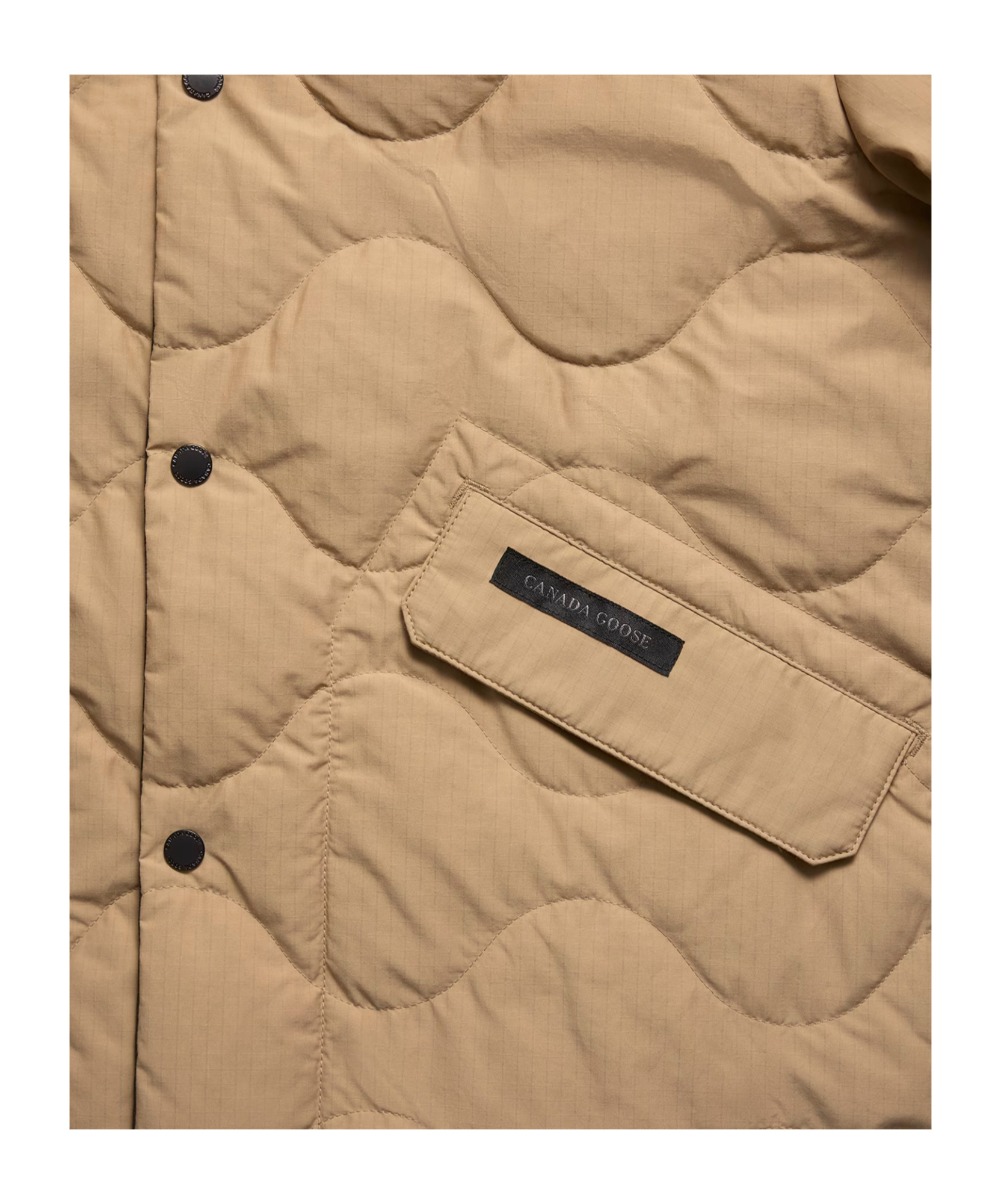 Canada Goose Boswell Reversible Liner Jacket Black Label In Desert Sand/black