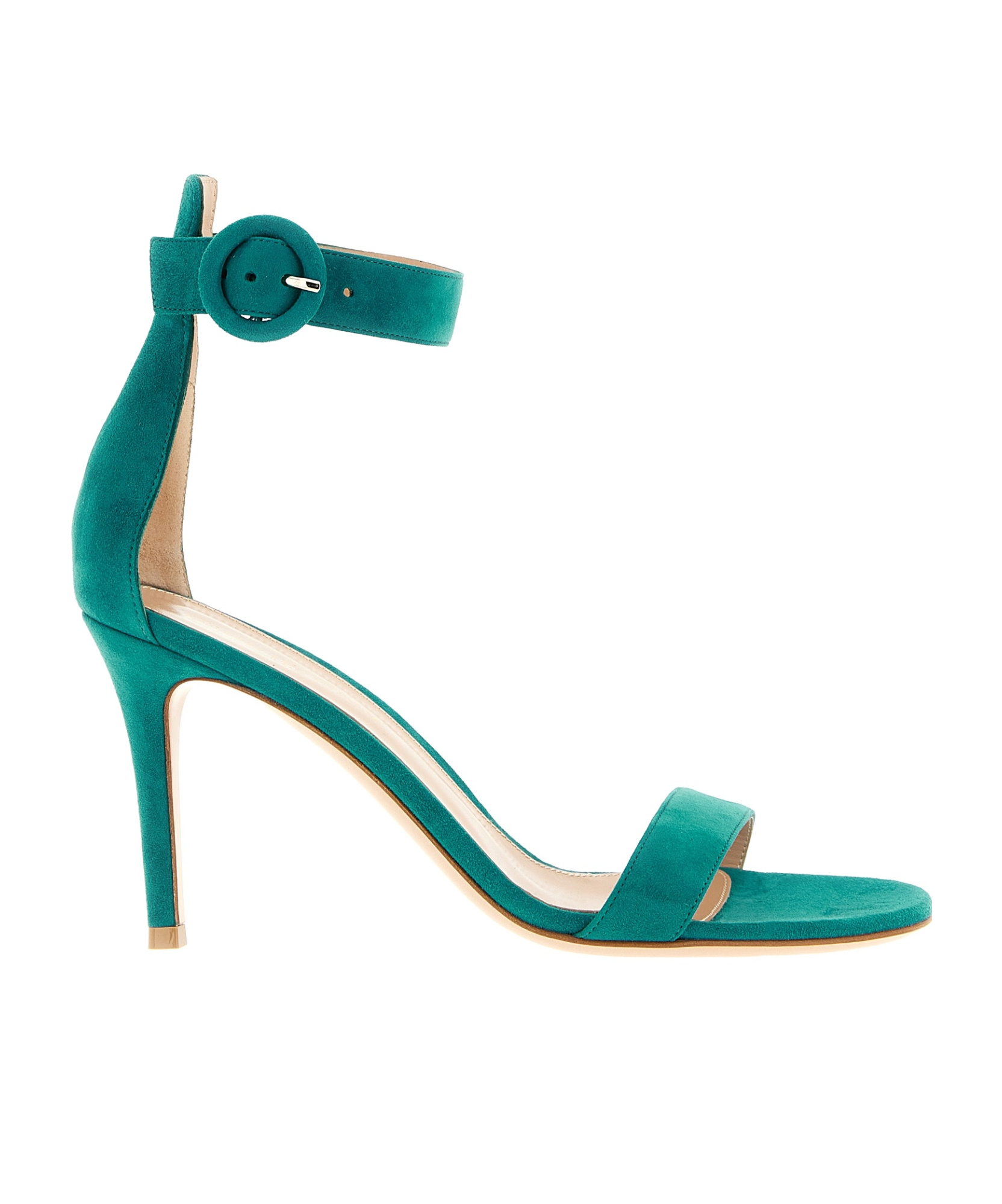 Gianvito Rossi Portofino Sandals Open Toe Ankle Strap In Green