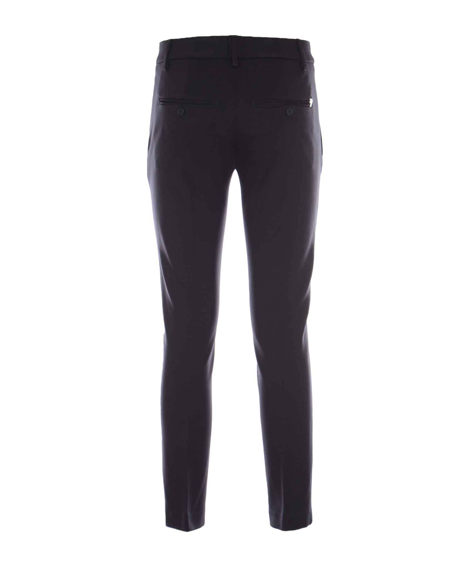 Dondup Slim-cut Cropped Trousers In Black