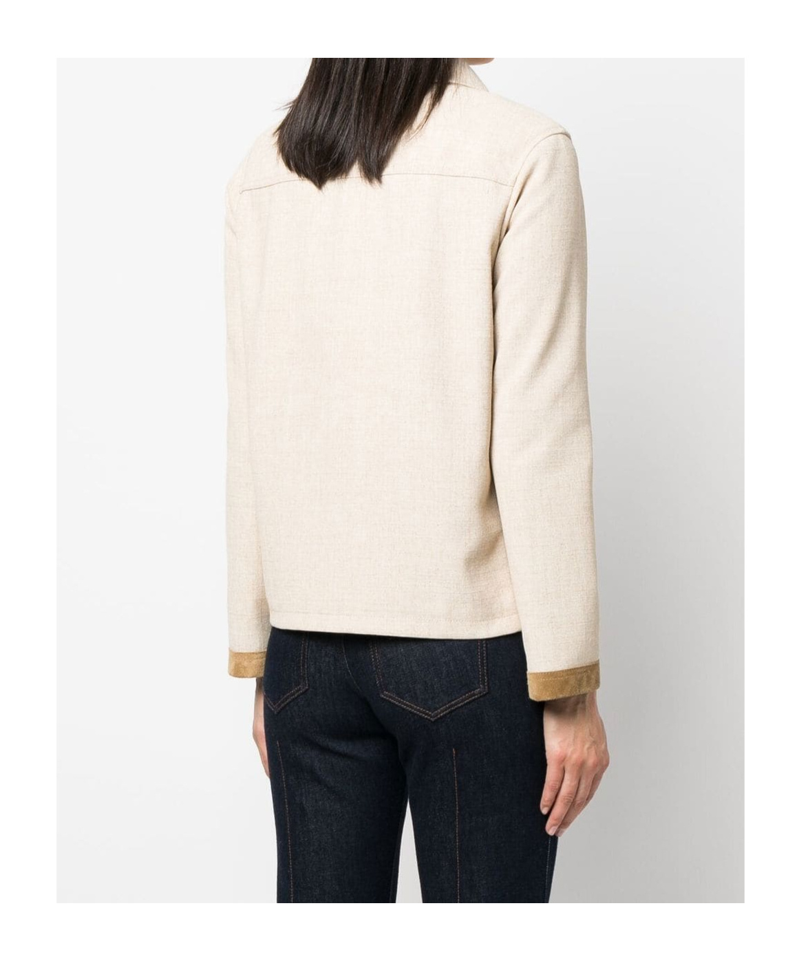 Fay Chaqueta Casual - Beis In White