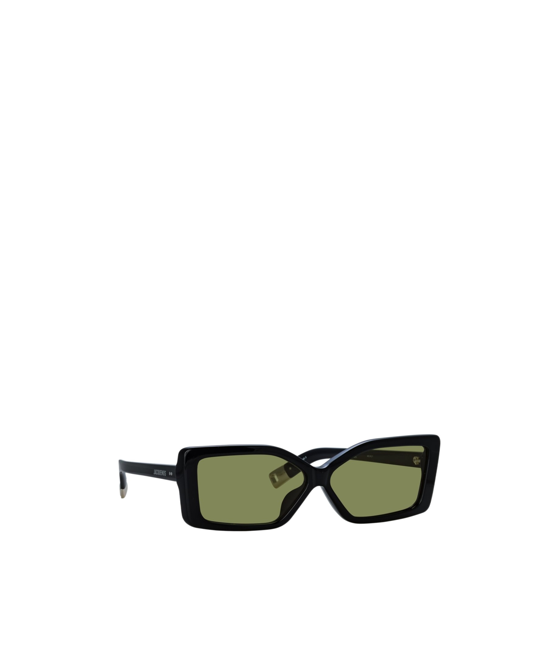 Jacquemus Logo Sunglasses In Green
