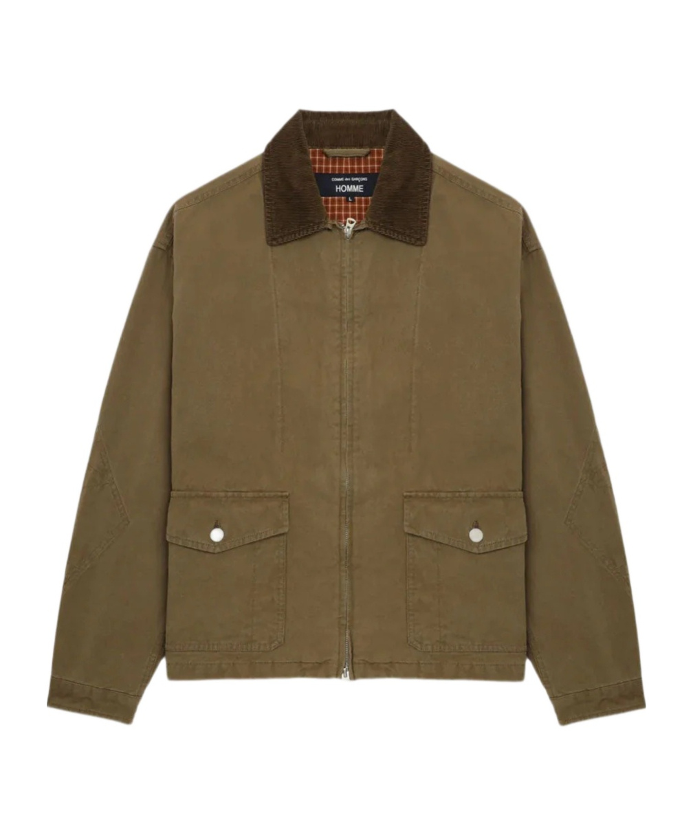 Comme Des Garçons Long Sleeve Jacket In Brown