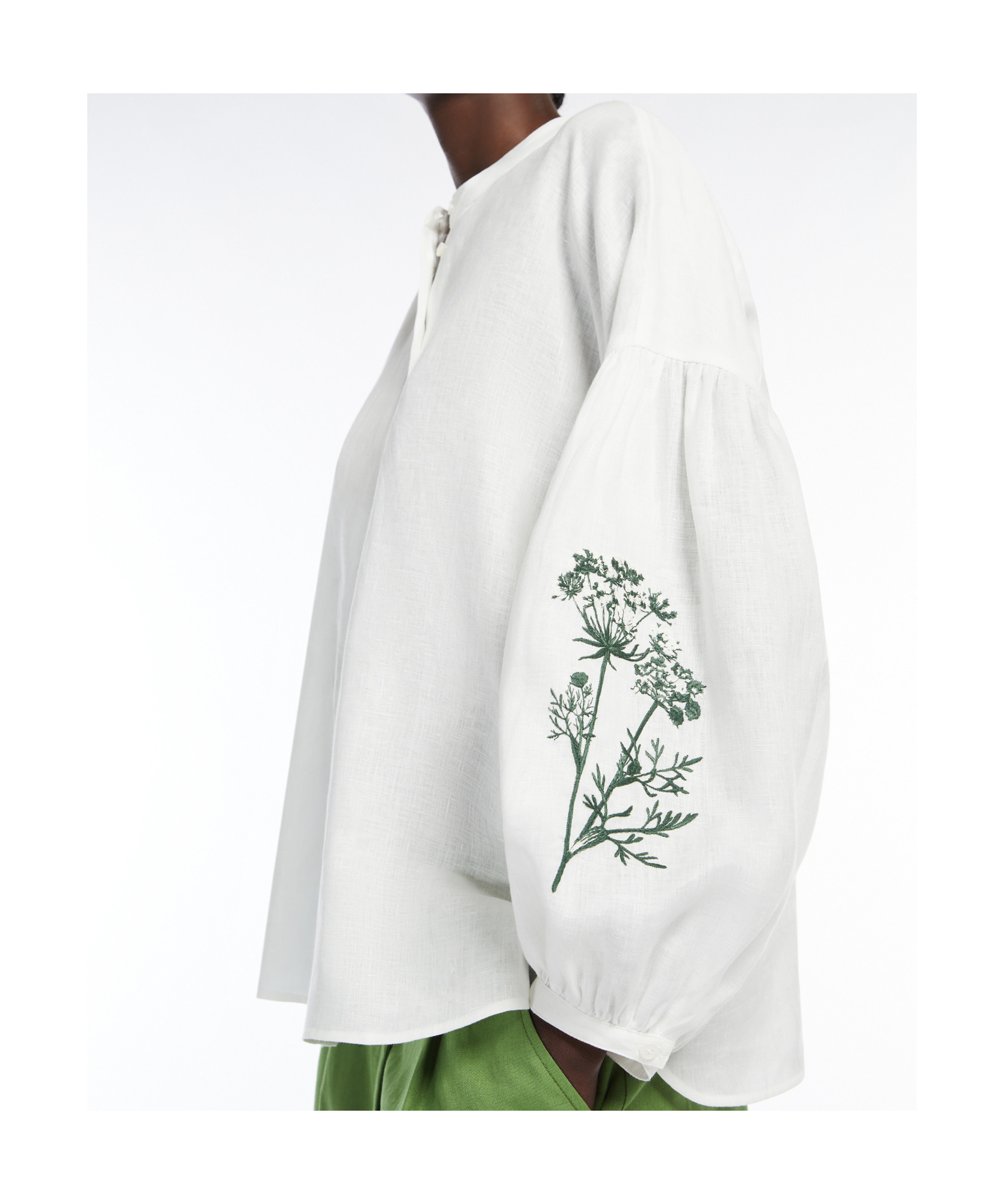 Weekend Max Mara Long Sleeve Shirt In White