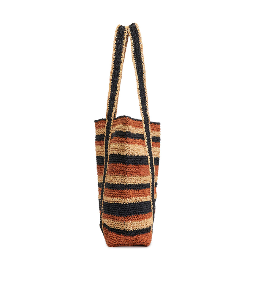 Vanessa Bruno Raffaweed Shoulder Bag In Black