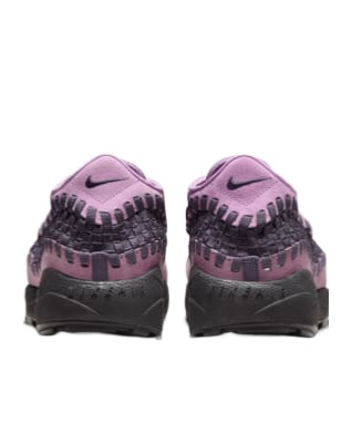 Nike Woven Footscape Sneakers Featuring Asymmetrical Lacing In Black