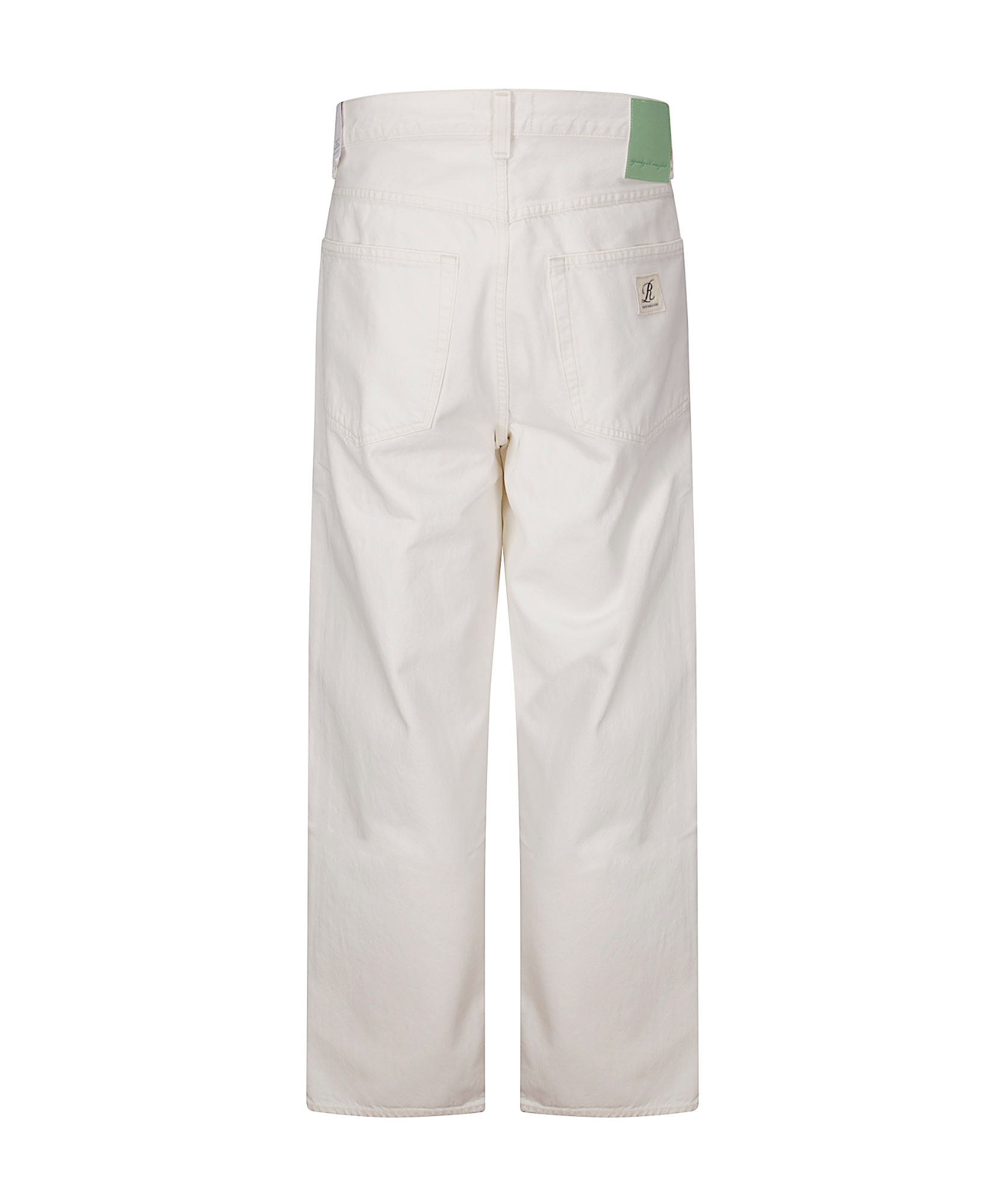 Agolde Belt-loop Jeans In White