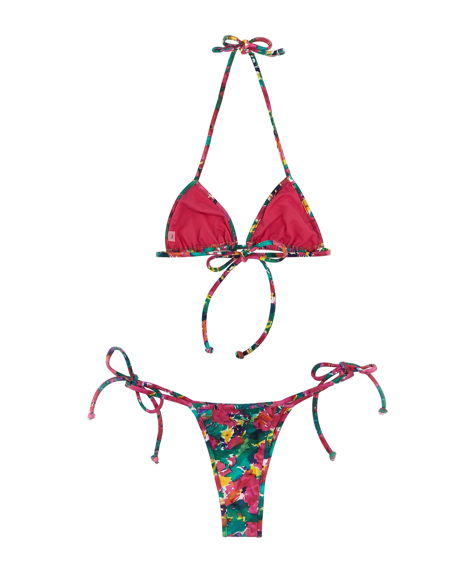 REINA OLGA OLDIE ABSTRACT-PATTERN BIKINI SET