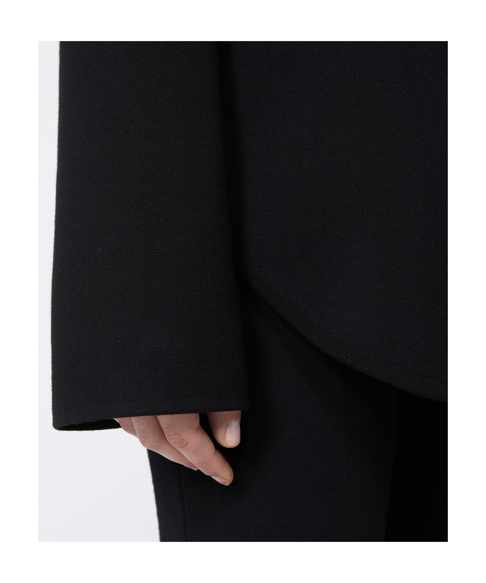 Sportmax Viscose Knit Shirt - Runway - Black In Black