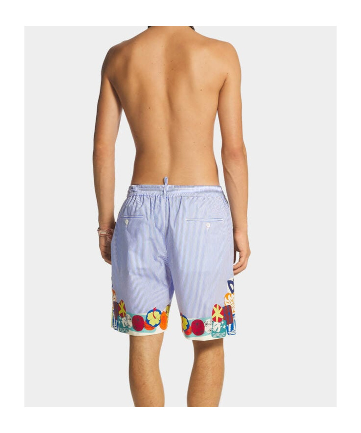 DSQUARED2 ELASTIC-WAISTBAND SHORTS