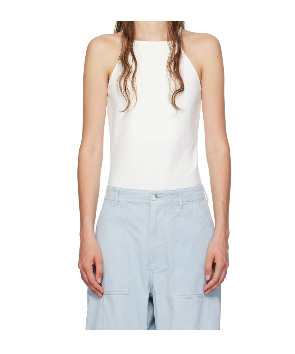 Rag & Bone One-collar Vest In White