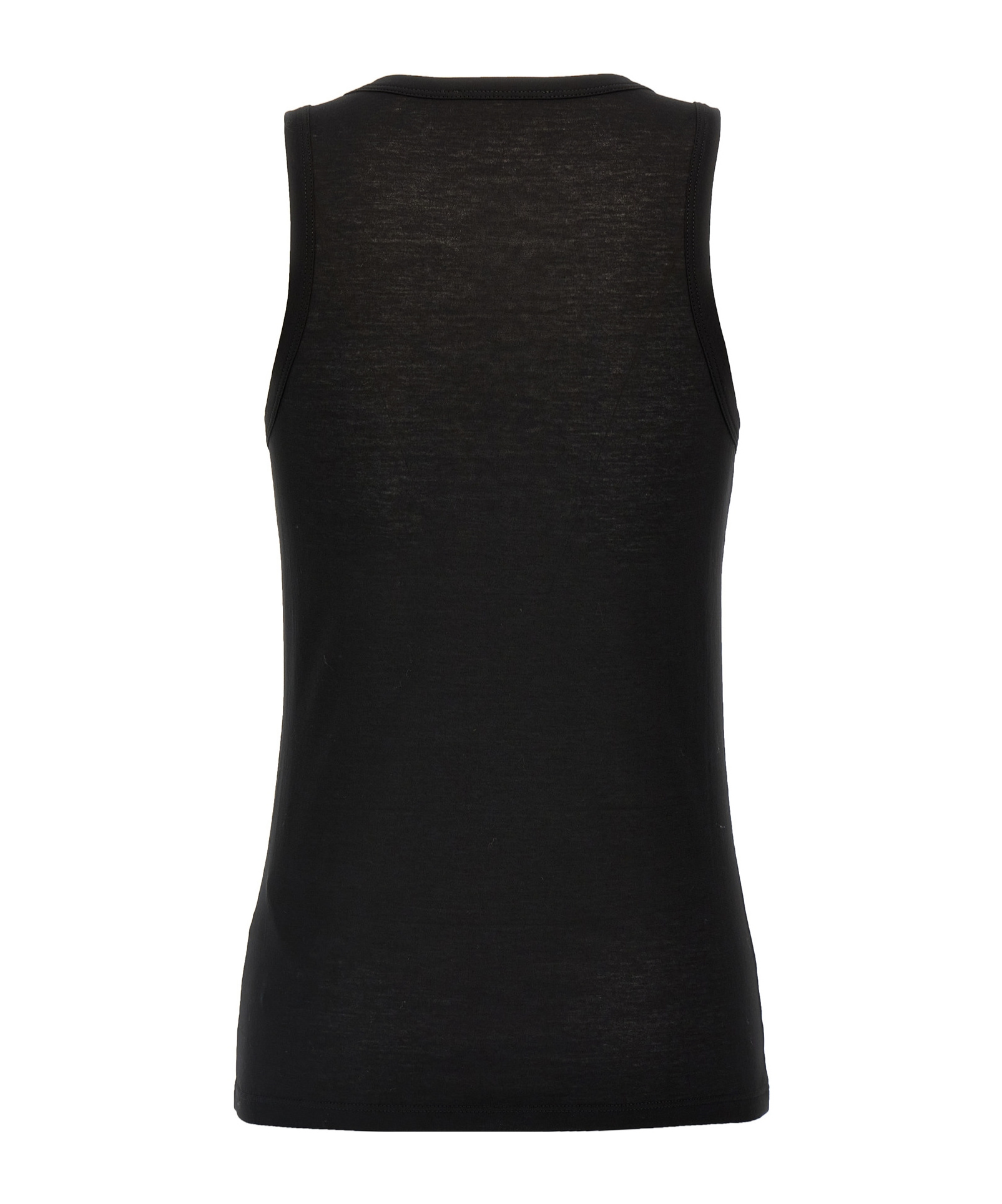 Shop Jil Sander Scoop-neck Tank Top In Black