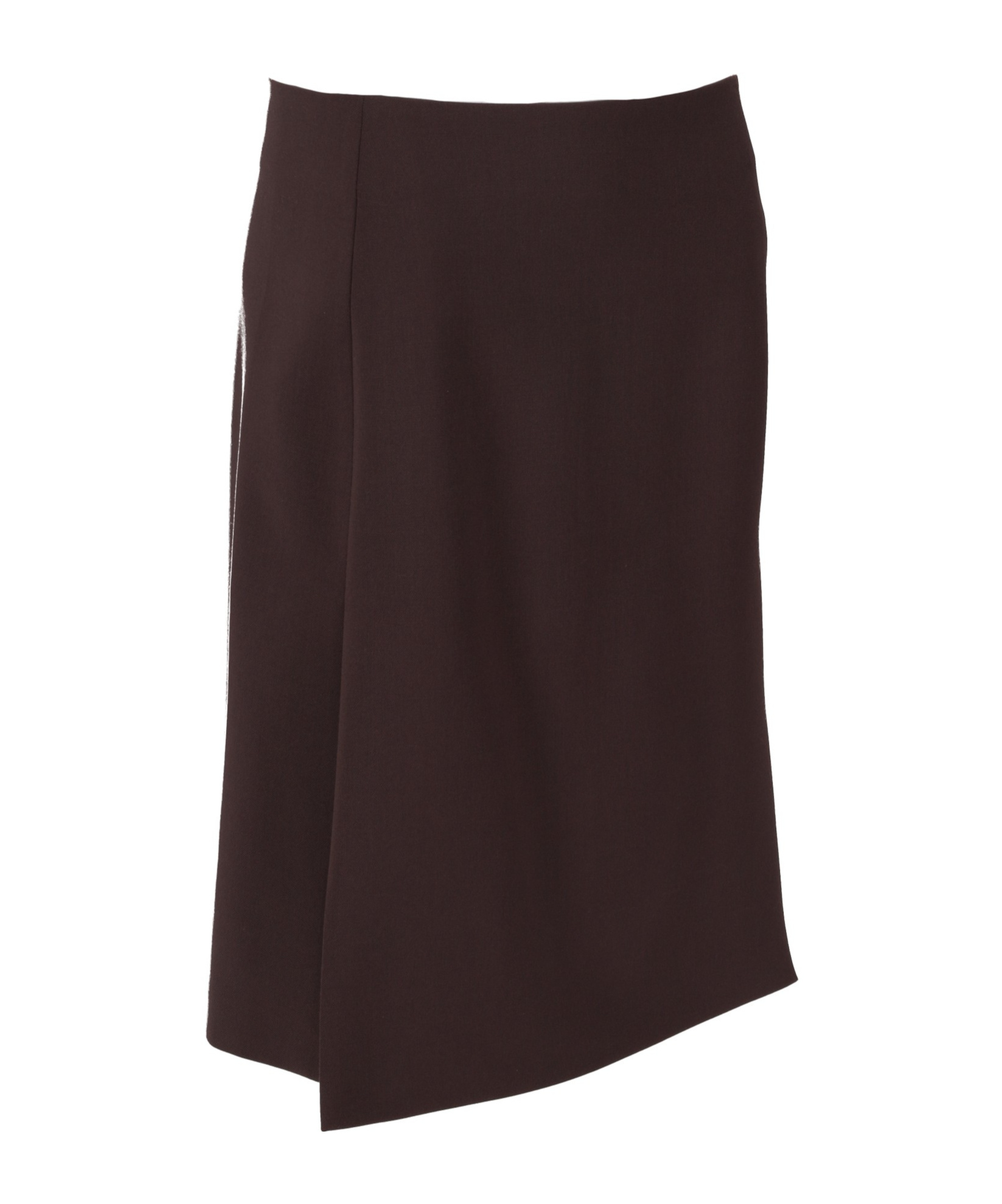 P.a.r.o.s.h Back-slit Midi Skirt In Brown