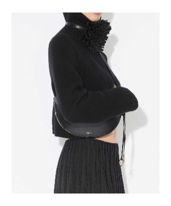 Alaïa Cropped Turtleneck Long Sleeve Knitwear In Multi