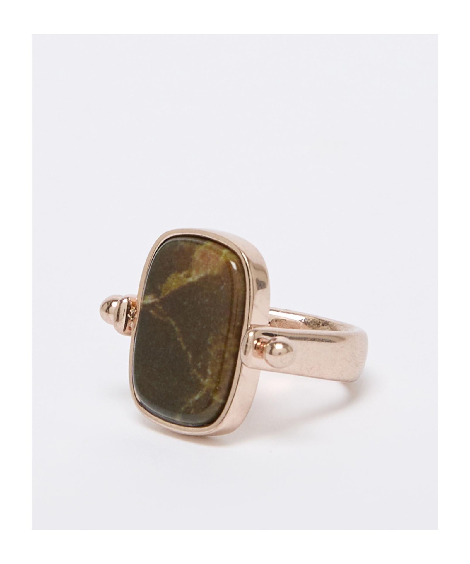 Max Mara Metal And Resin Ring