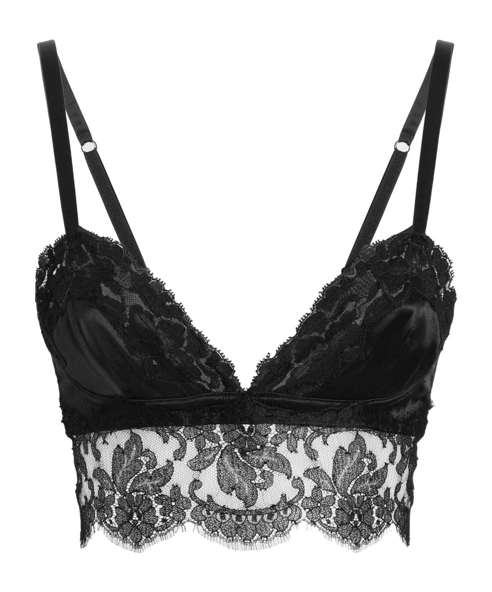Dolce & Gabbana Lace Bralette In Black