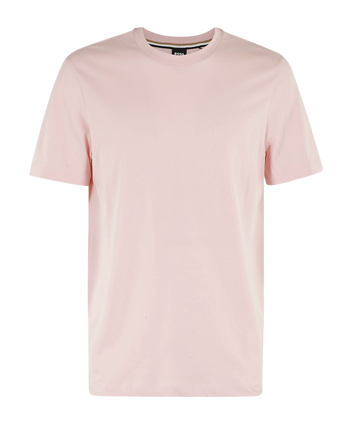 Hugo Boss Logo-print Cotton T-shirt In Pink