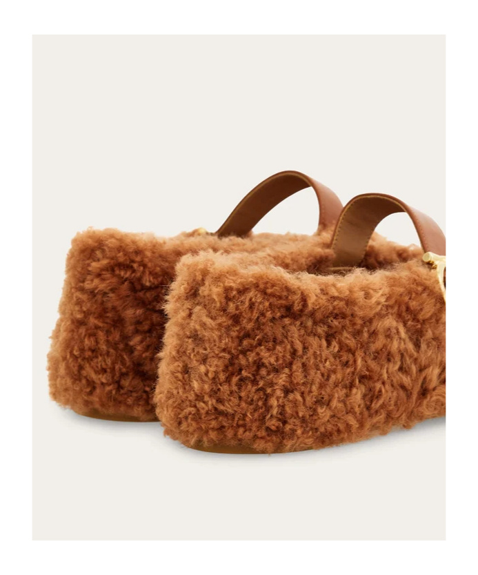 Ferragamo Ballerina Ornament Gancini Women In Brown