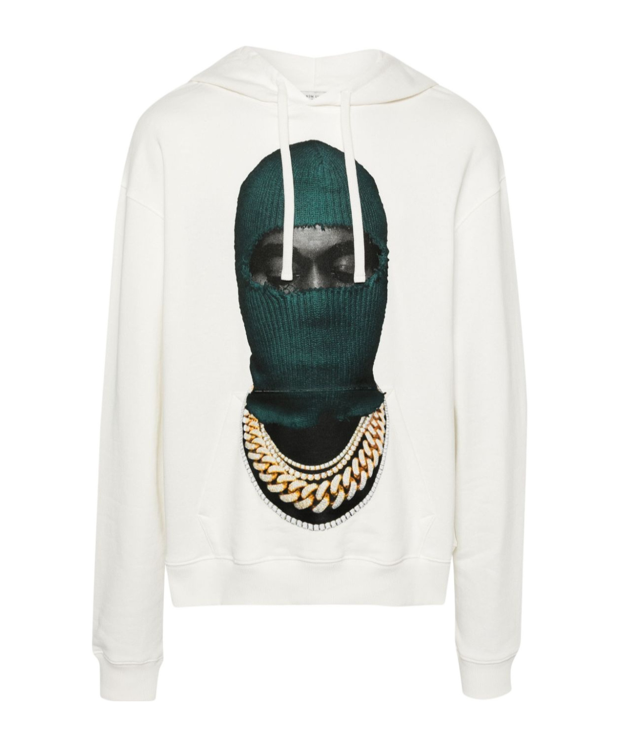 Ih Nom Uh Nit Mask Sweatshirt In White