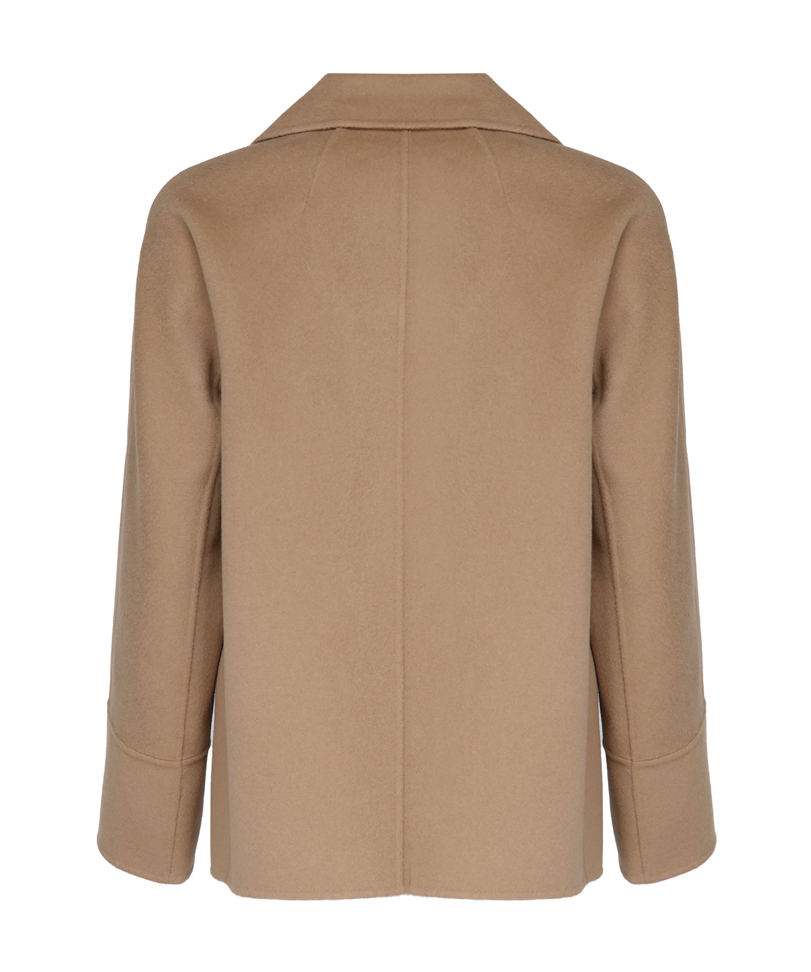 Max Mara 's Double-breasted Long-sleeved Coat In Nude