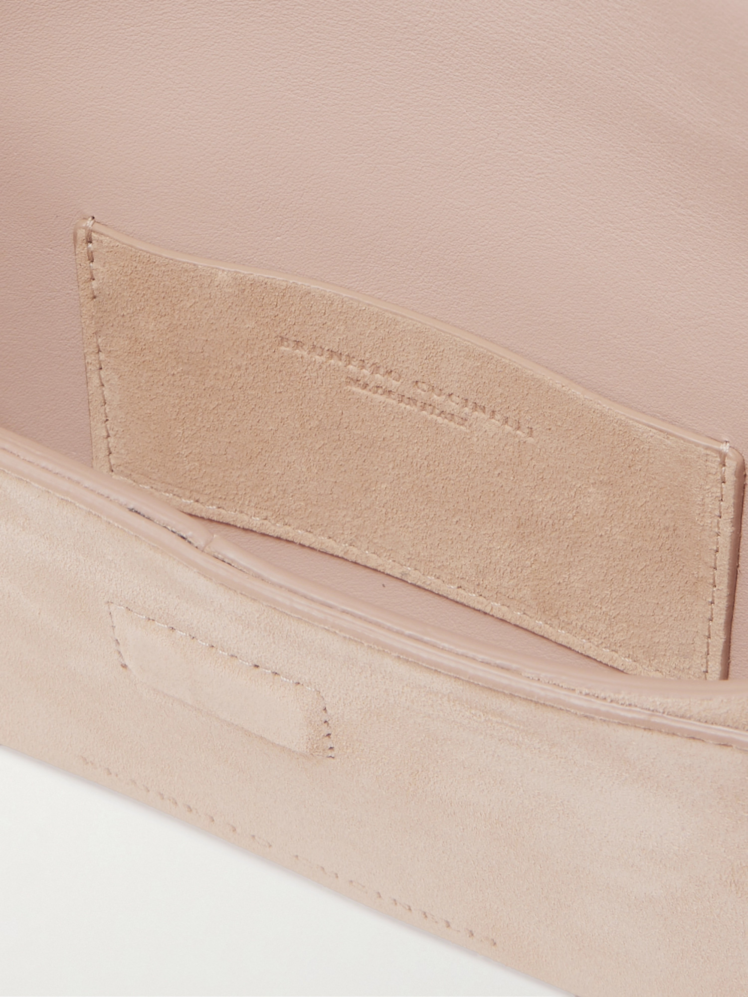 Shop Brunello Cucinelli Envelope-style Leather Clutch Bag In White