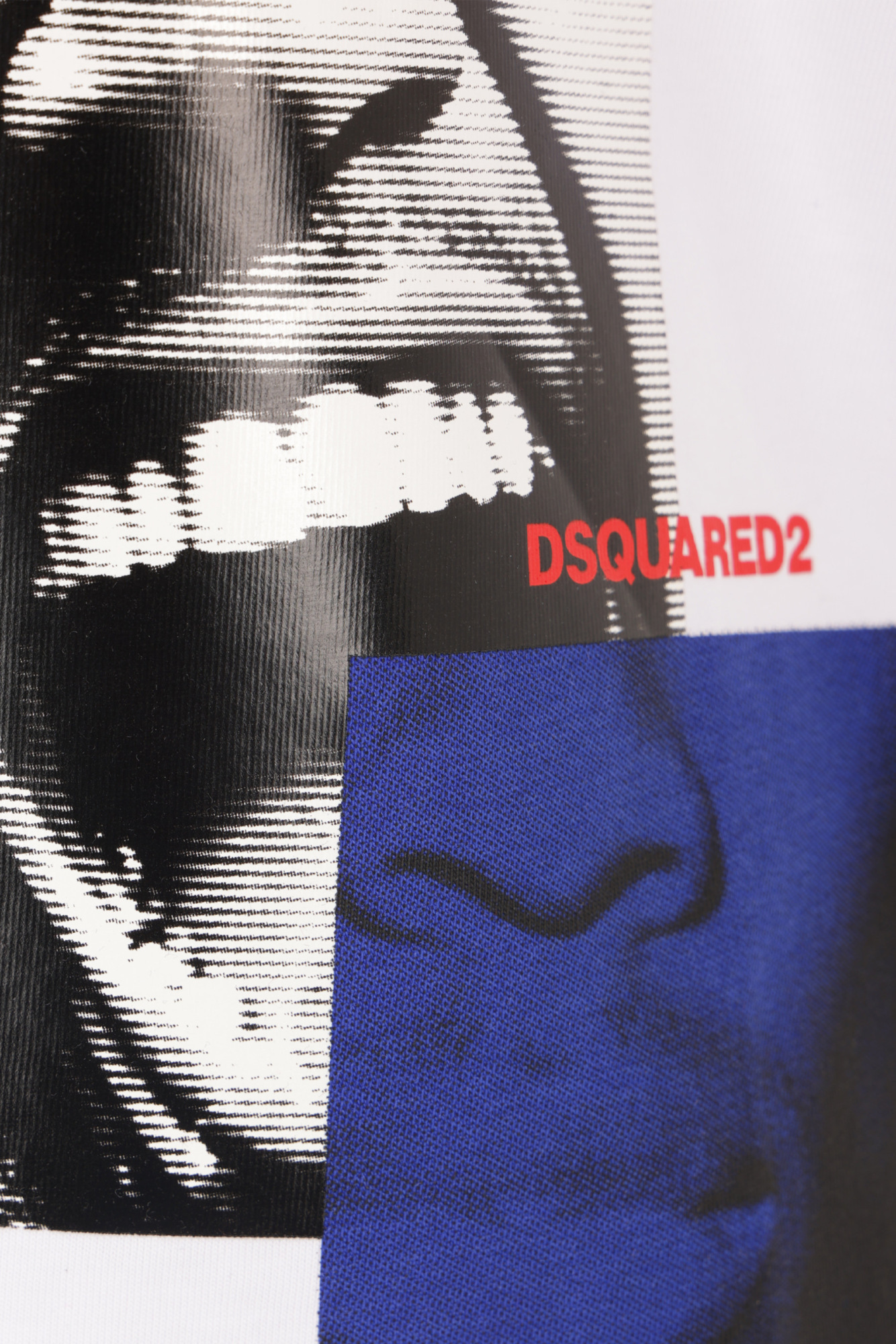 Dsquared2 Graphic Printed T-shirt In White