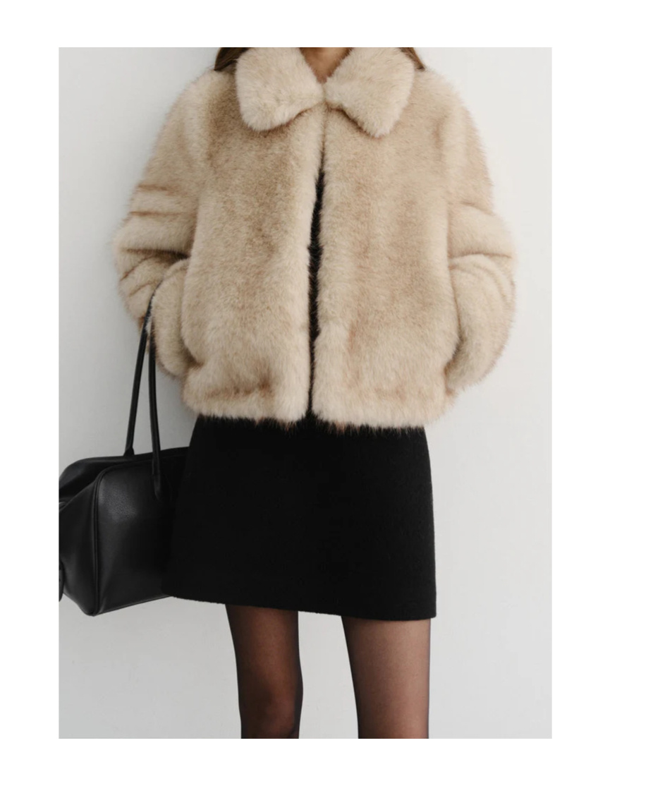 Dunst Zip Button Mini Skirt In Black