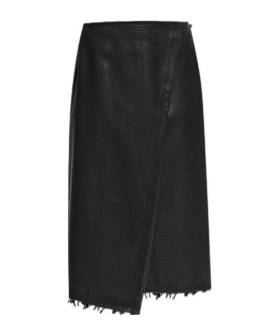 Diesel Asymmetrical Skirt In Black