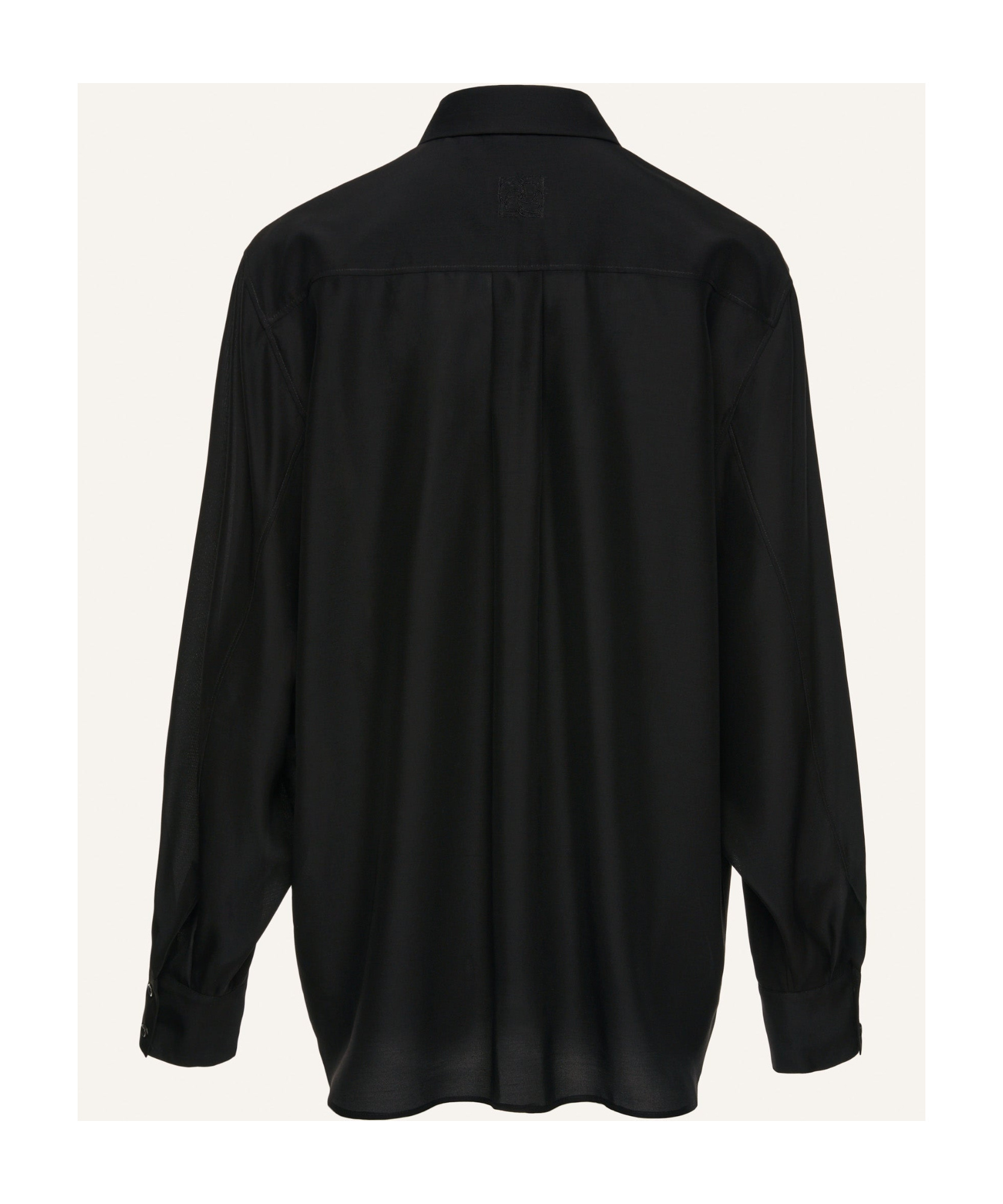 Magda Butrym Long-sleeved Shirt In Black