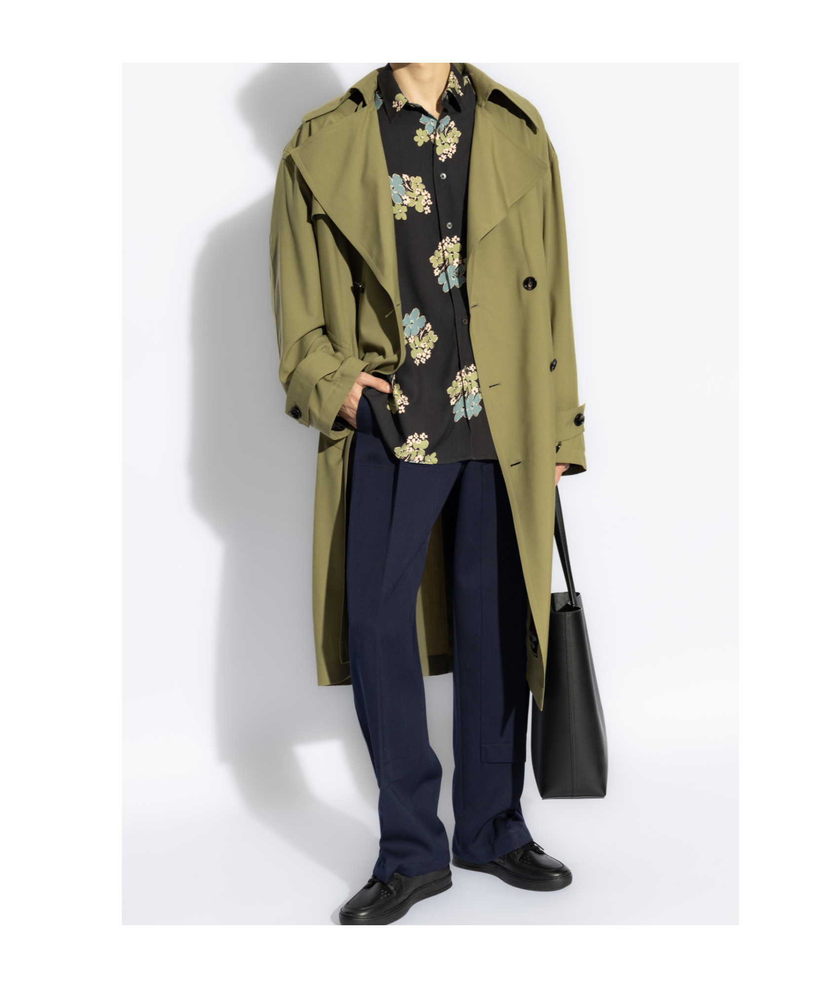 Shop Paul Smith Floral-print Shirt In Green
