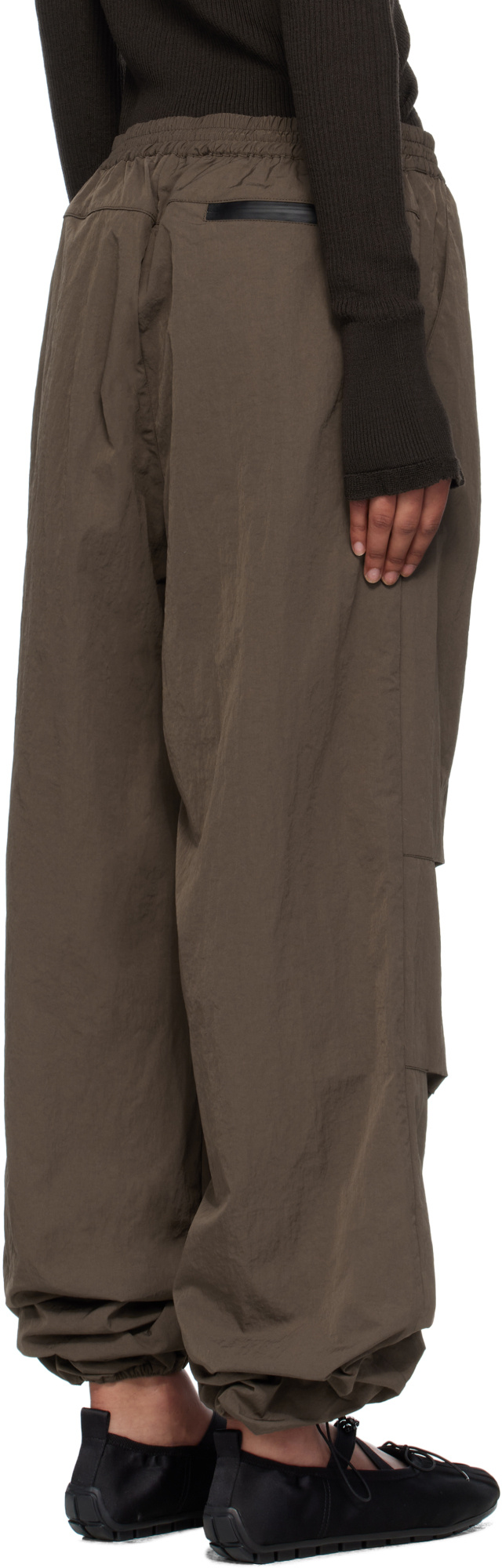 Cecilie Bahnsen Elastic Waist Casual Pants In Brown