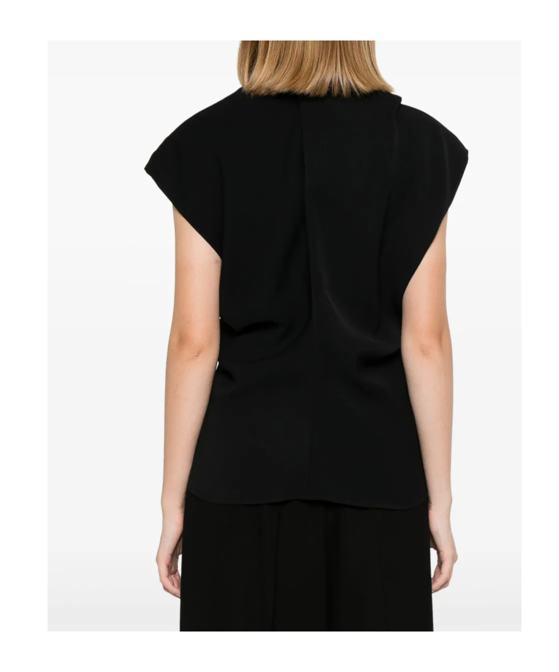 Shop P.a.r.o.s.h Asymmetric-hem Blouse