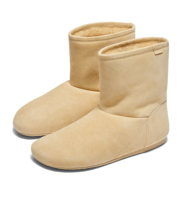 Loewe Lago Short Boots In Nude