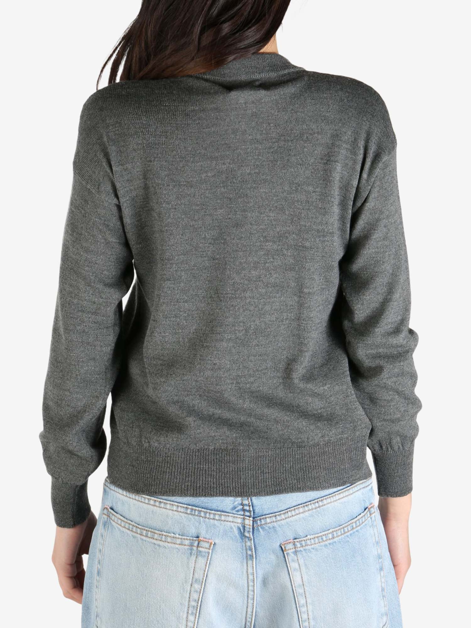 Magliano Zip-up Wool Cardigan In Black
