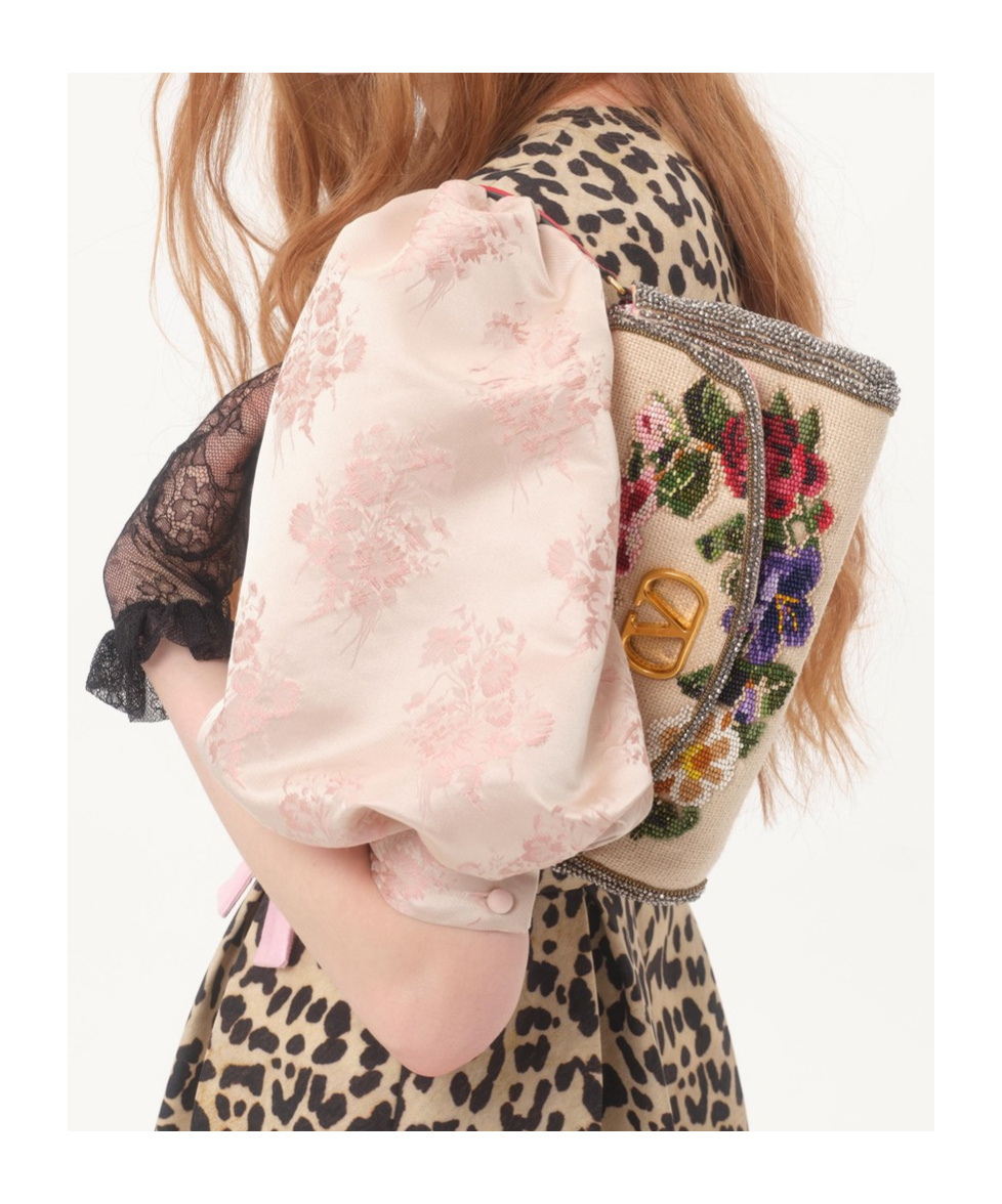 Valentino Garavani Garavani Vain Soft Embroidered Small Shoulder Bag Woman Multicolour Uni