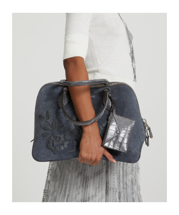 Ermanno Scervino Orsetta Large Double Handle Bag In Black
