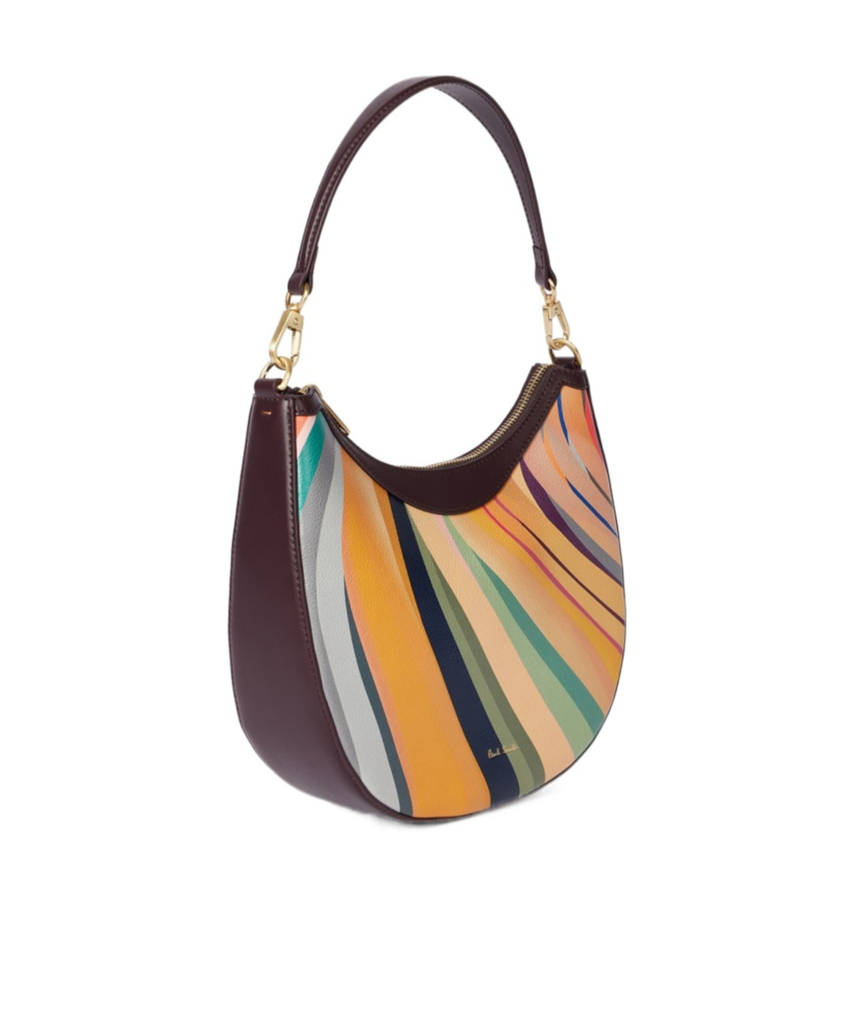 Shop Paul Smith Dusky Swirl Mini Hobo Bag In Multicolor