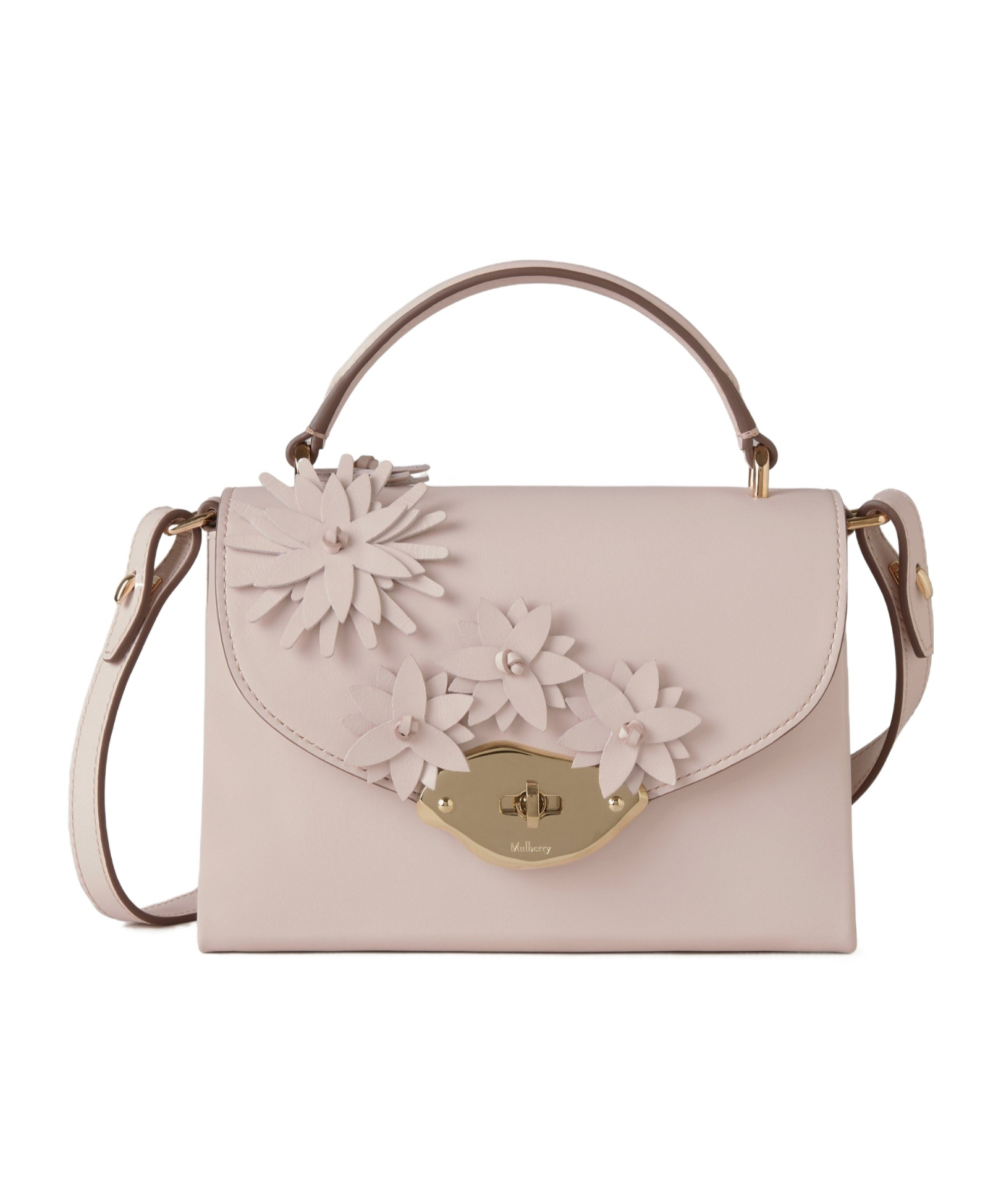 Mulberry Small Lana Top Handle Shoulder Bag In Pink