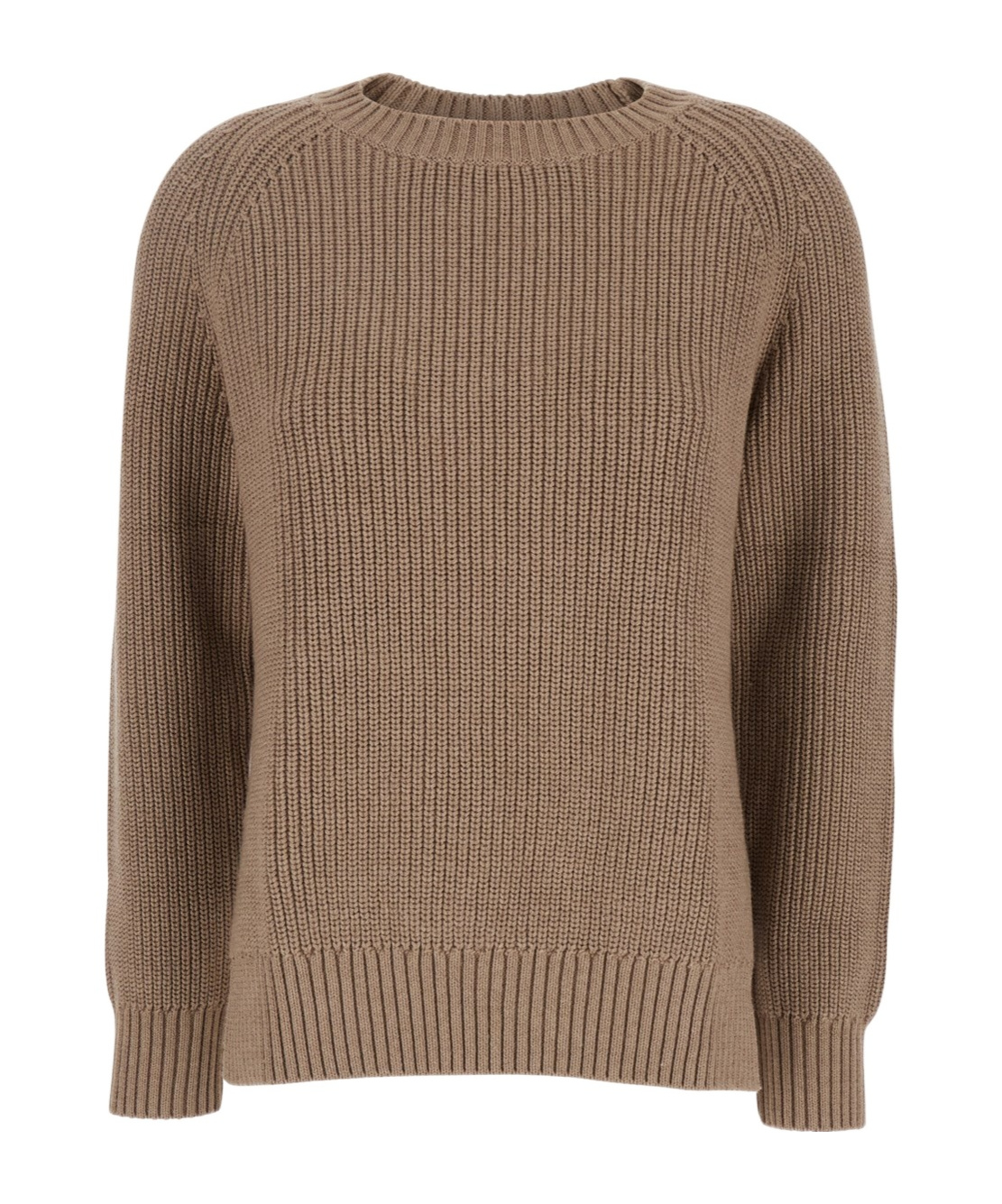 Shop P.a.r.o.s.h . Crewneck Knit Sweater In Brown