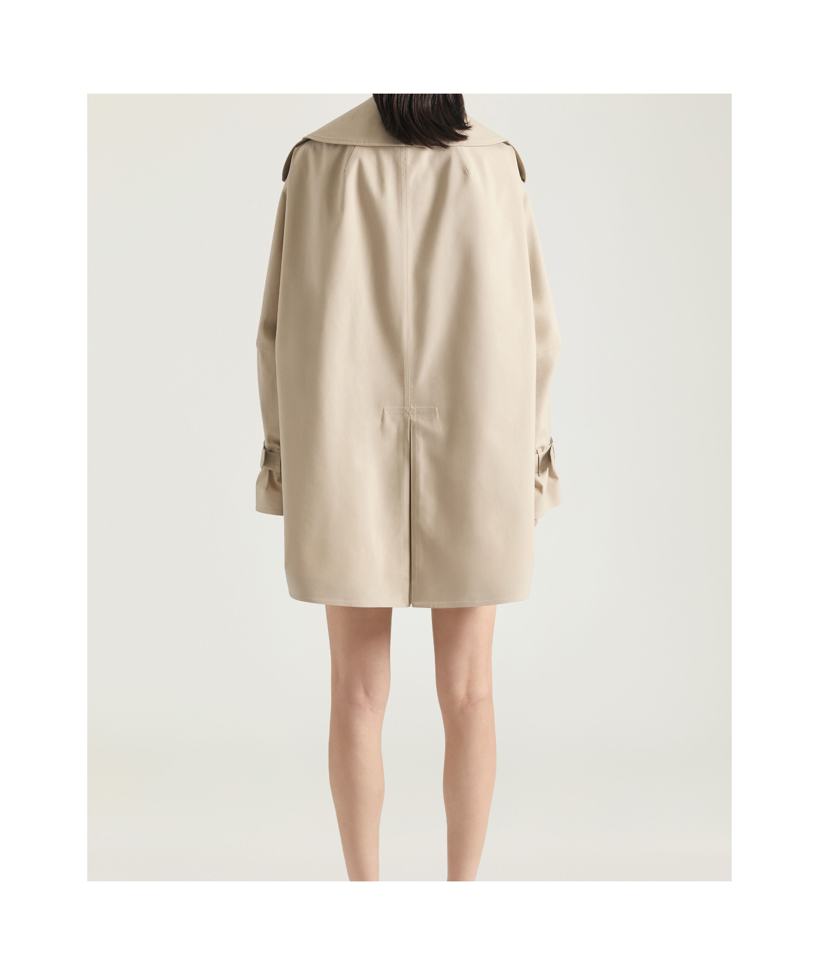 Givenchy Double-breasted Cotton Trench Coat In White
