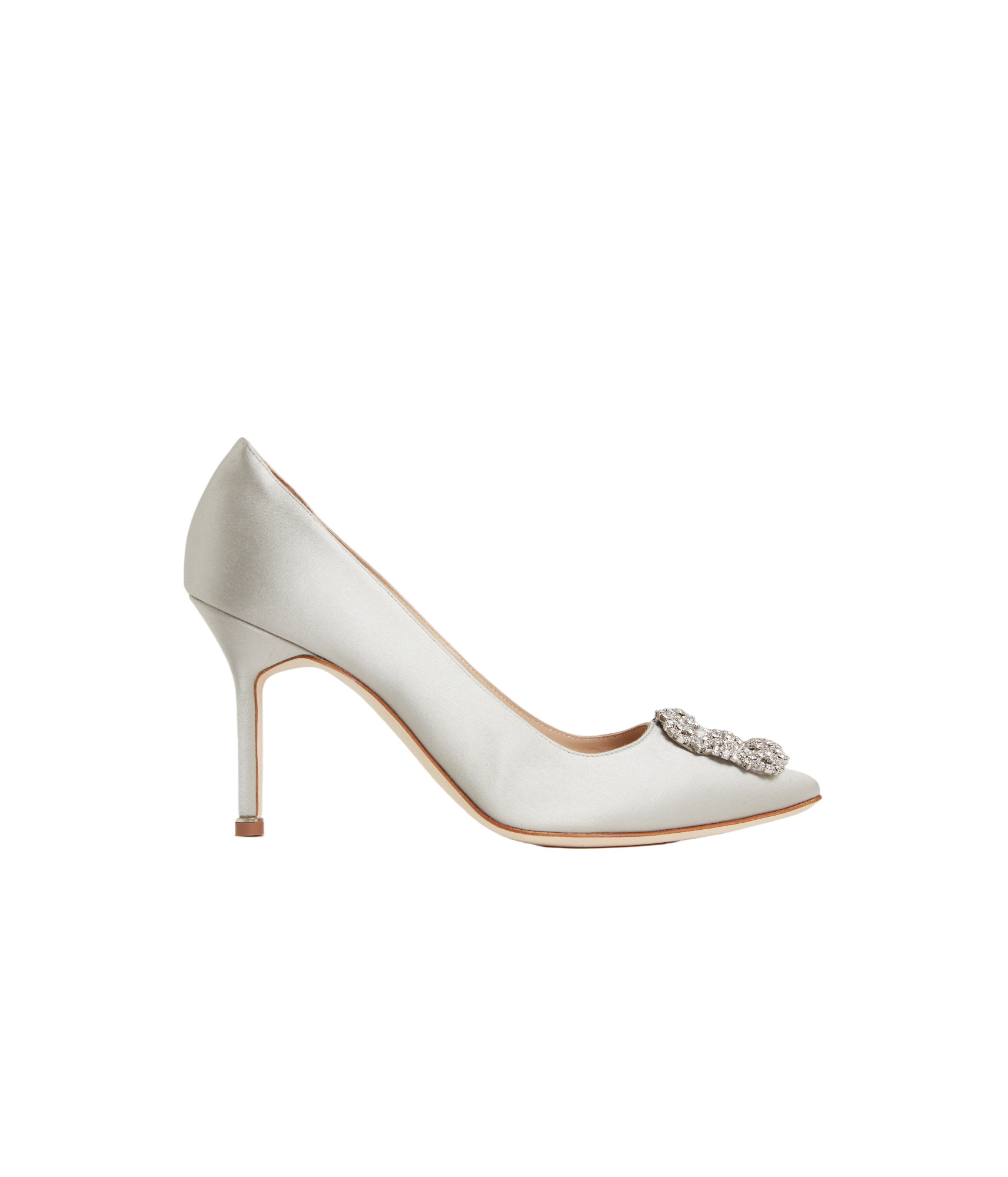 MANOLO BLAHNIK MANOLO BLAHNIK HANGISI EMBELLISHED BUCKLE PUMPS