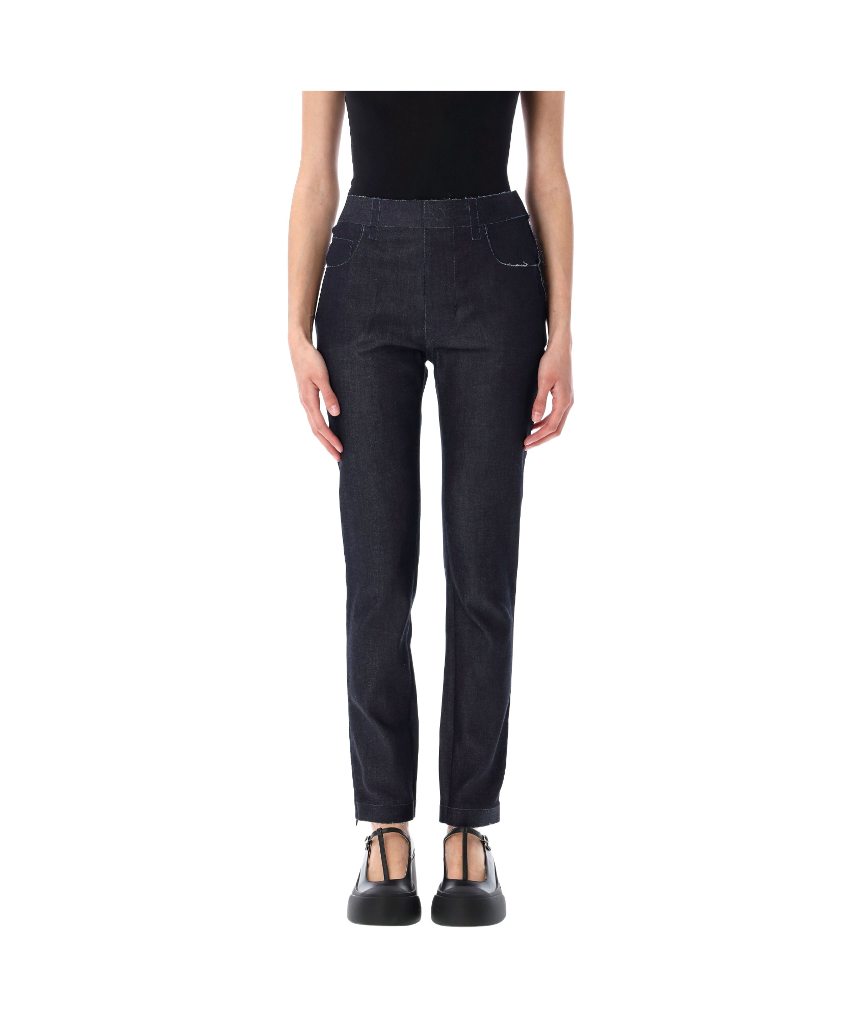 Marni Belt Loops Slacks In Black