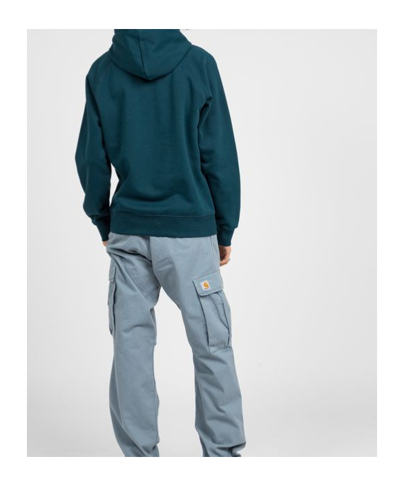 Carhartt Wip Chase Drawstring Hoodie In Blue