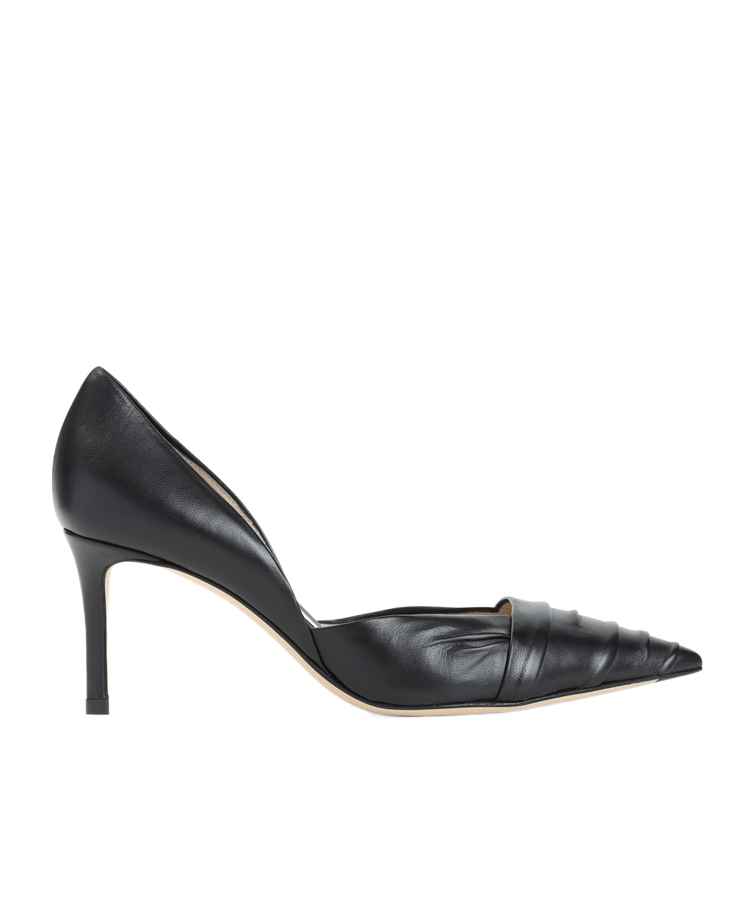 Giorgio Armani 105 Nappa Leather Pumps In Black