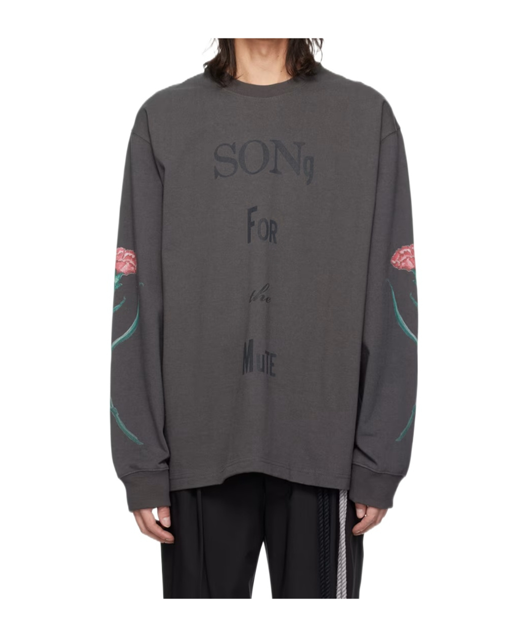 Song For The Mute Text-print Cotton Sweatshirt