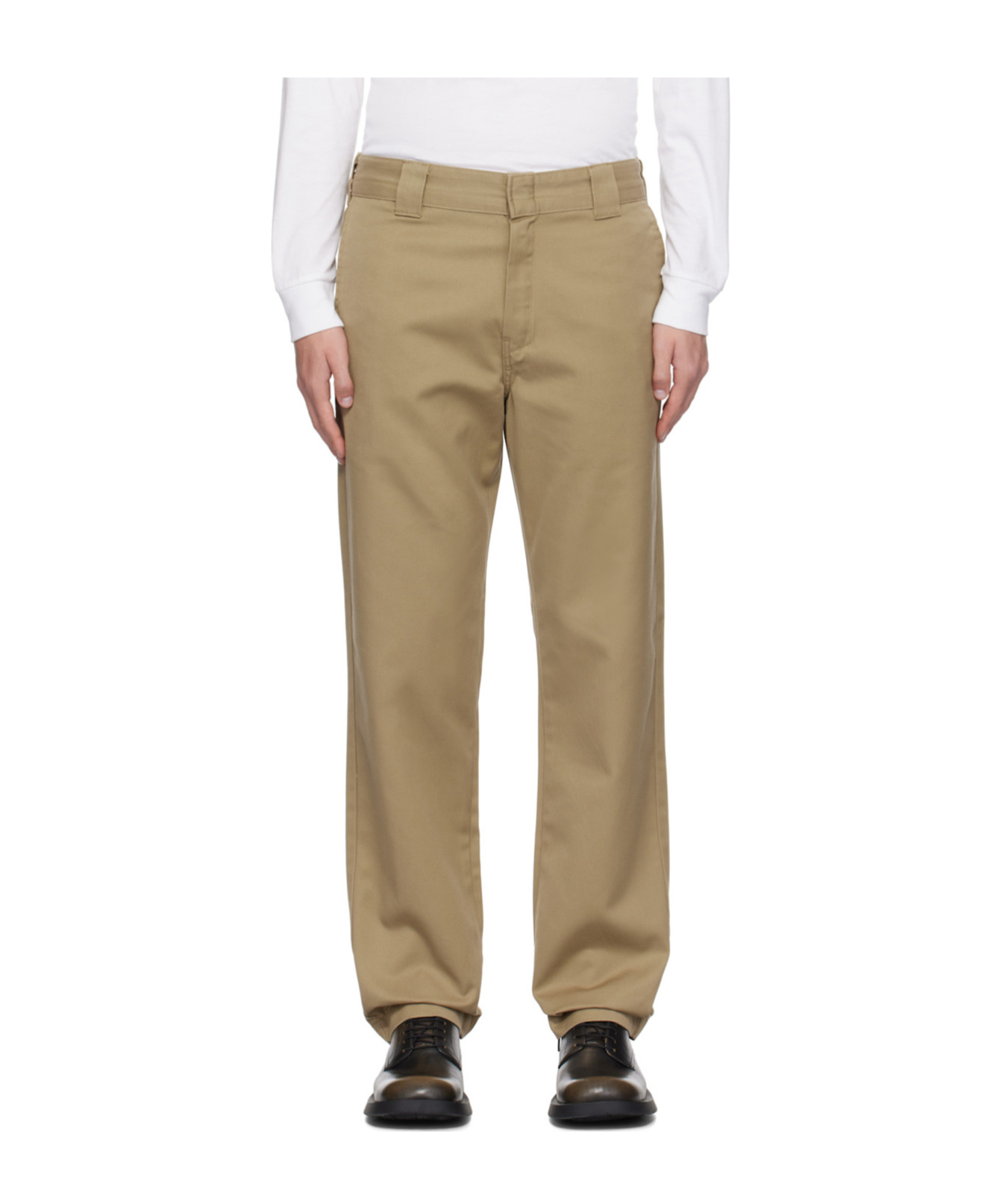 Carhartt Belt-loop Casual Pants In Brown
