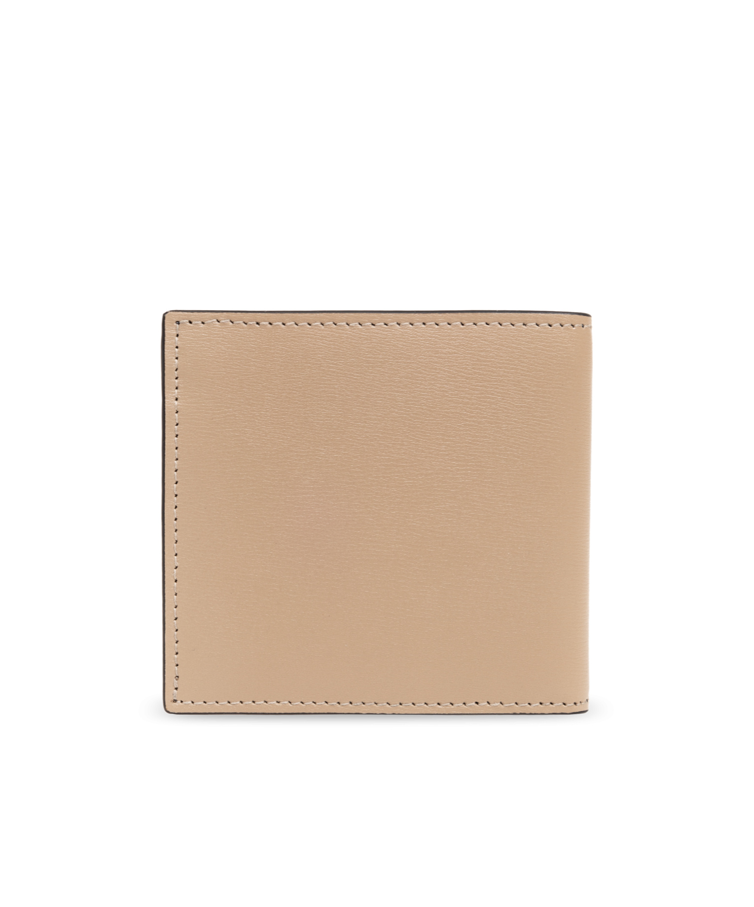 Alexander Mcqueen Logo Printed Bi-fold Wallet In Brown