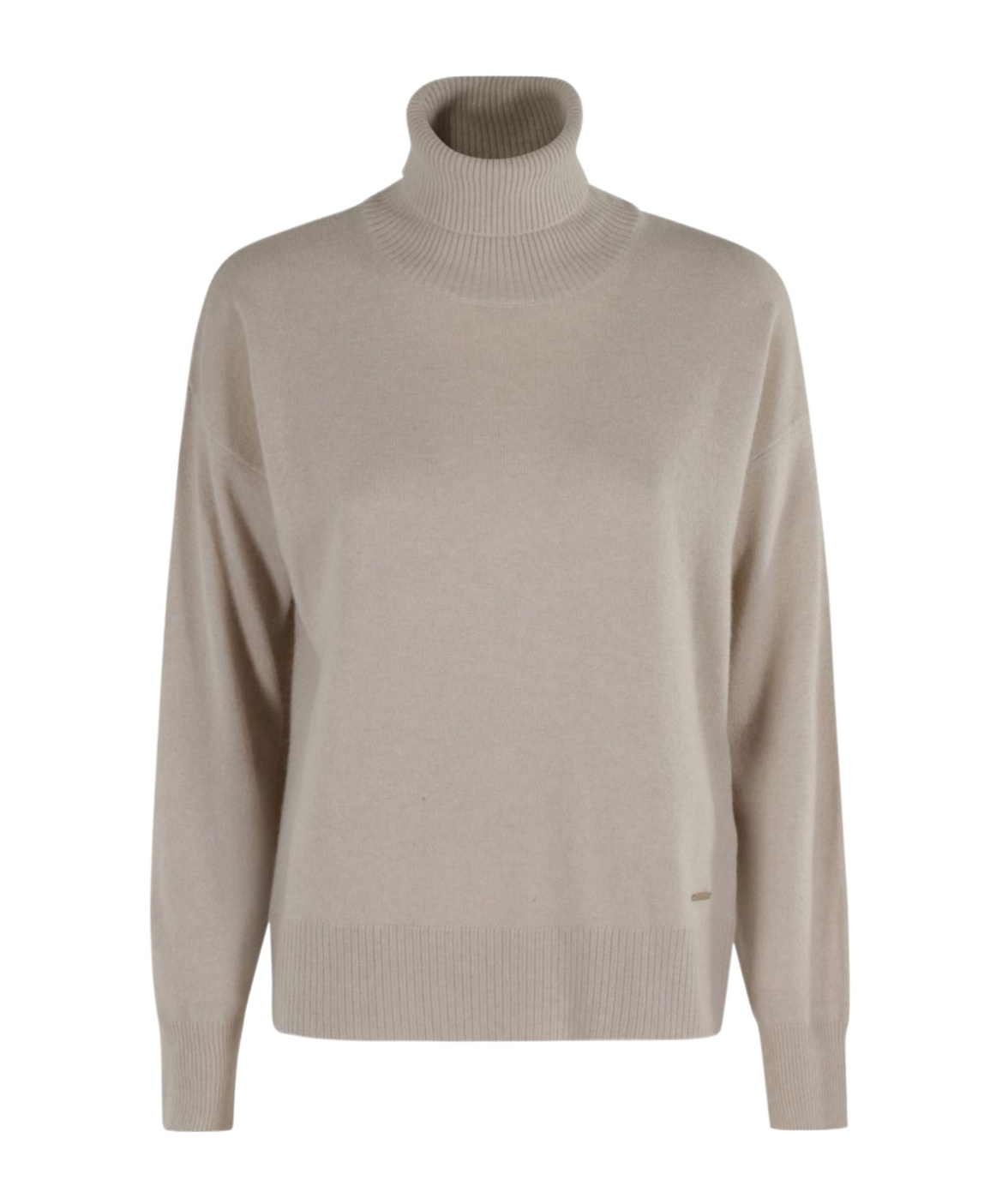 Woolrich Comfort Wool Cashmere Turtleneck In Gray
