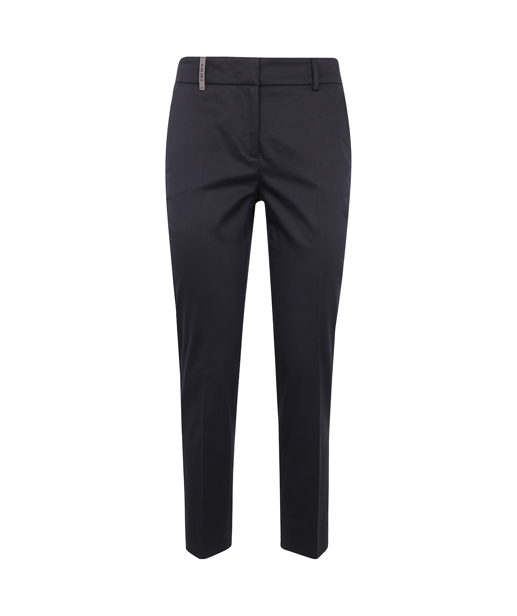 Peserico Slim-cut Trousers In Black